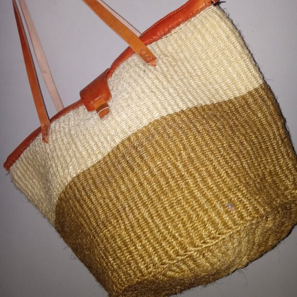 Xlarge sisal Kiondo Kikuyu Kenya Tote bag - Picture 6 of 6